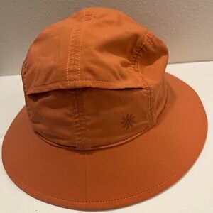 Athleta Womens Excursion Trail Hat Sunbaked Clay Athleisure Hiking Travel Sz M/L